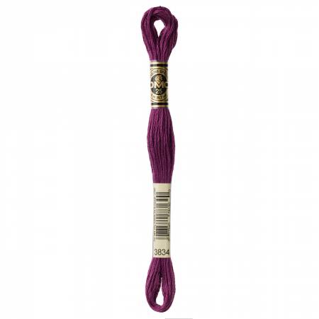 DARK GRAPE EMBROIDERY COTTON